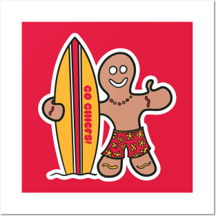 Surfs Up for the Kansas City Chiefs! Posters and Art